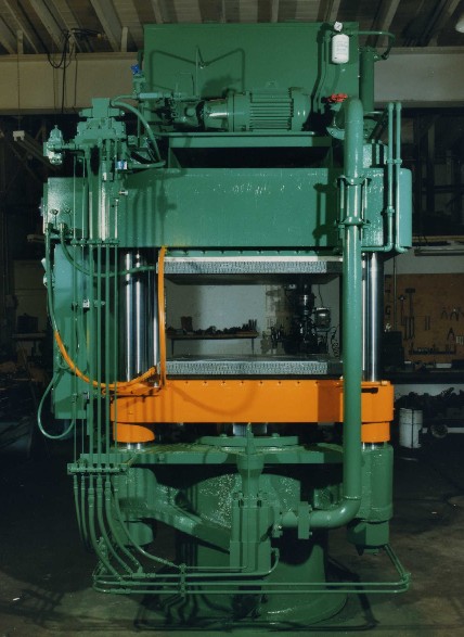 400 ton hot platens press