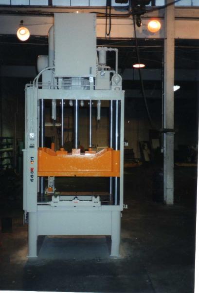 100 ton diecast trim press after remanufacturing