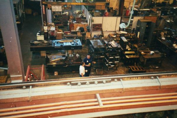 Plant overview of assembly and inspection areas