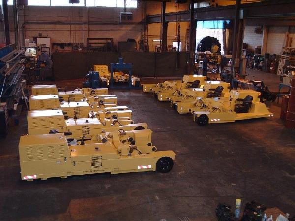 Plant overview of assembly and testing areas